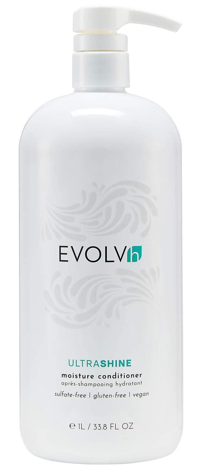 EVOLVh - Natural UltraShine Moisture Conditioner | Vegan, Non-Toxic, Clean Hair Care (33.8 fl oz | 1 L)