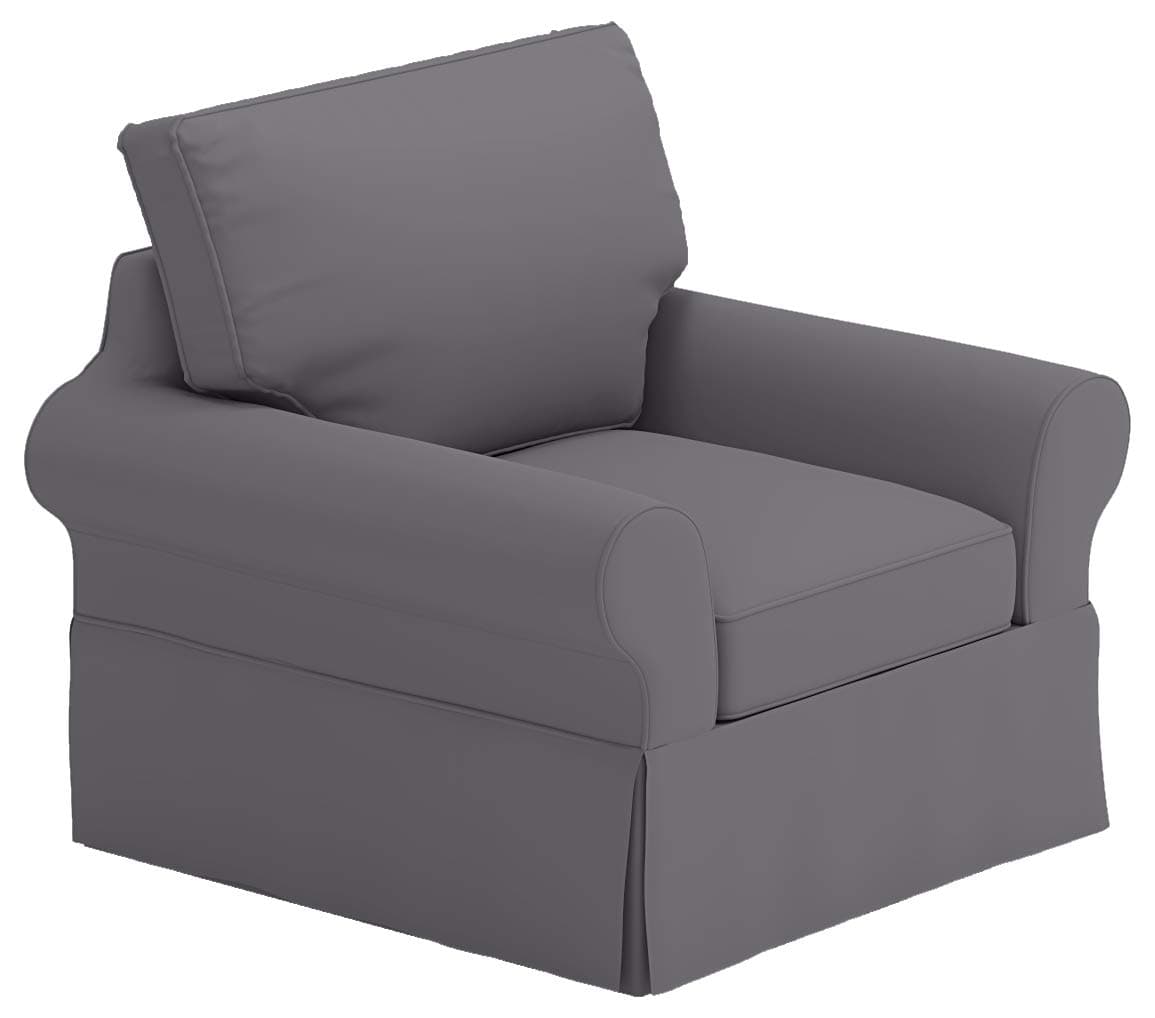Custom Slipcover ReplacementThe Chair Cover is Sofa It Fits Pottery Barn PB Basic Chair (39.5'' Wide, Not Grand Chair!) or Armchair