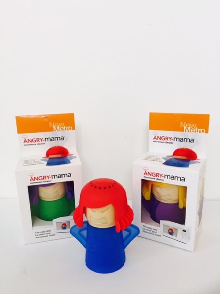 Microwave Oven Steam Cleaner Easily Cleans the Crud In Minutes. Angry-Mama Steam Cleans and Disinfects With Vinegar and Water for Home or Office Kitchens