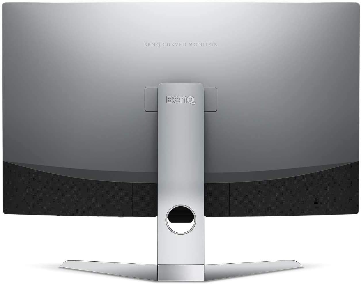 BenQ EX3203R 32 Inch WQHD (2560 x 1440) HDR 144Hz Curved Gaming Monitor for Sim Racing, 1800R, FreeSync Premium Pro, B.I. Plus Sensor, USB-C, Black/Silver