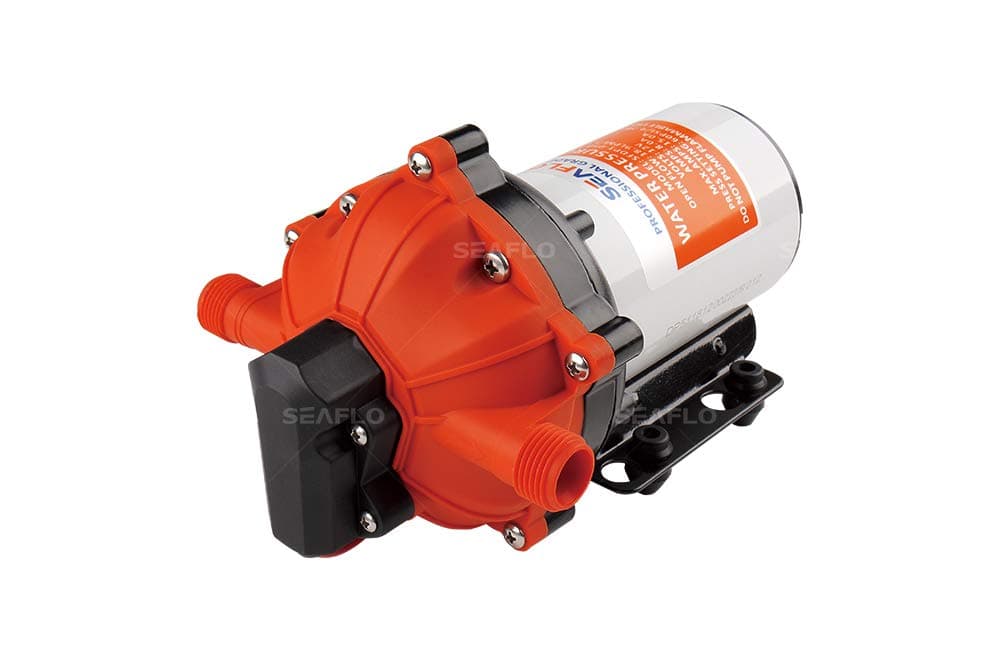 55-Series Diaphragm Pump - 12V DC, 5.5 GPM, 60 PSI with HEAVY DUTY PRESSURE SWITCH