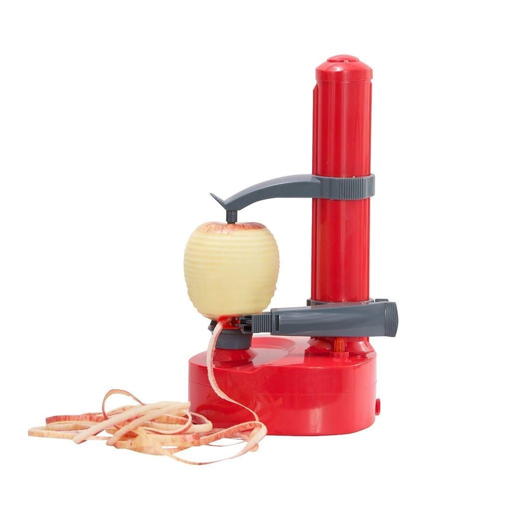 Shemya Auto Rotating Electric Fruit and Vegetable Peeler(Color: Red)