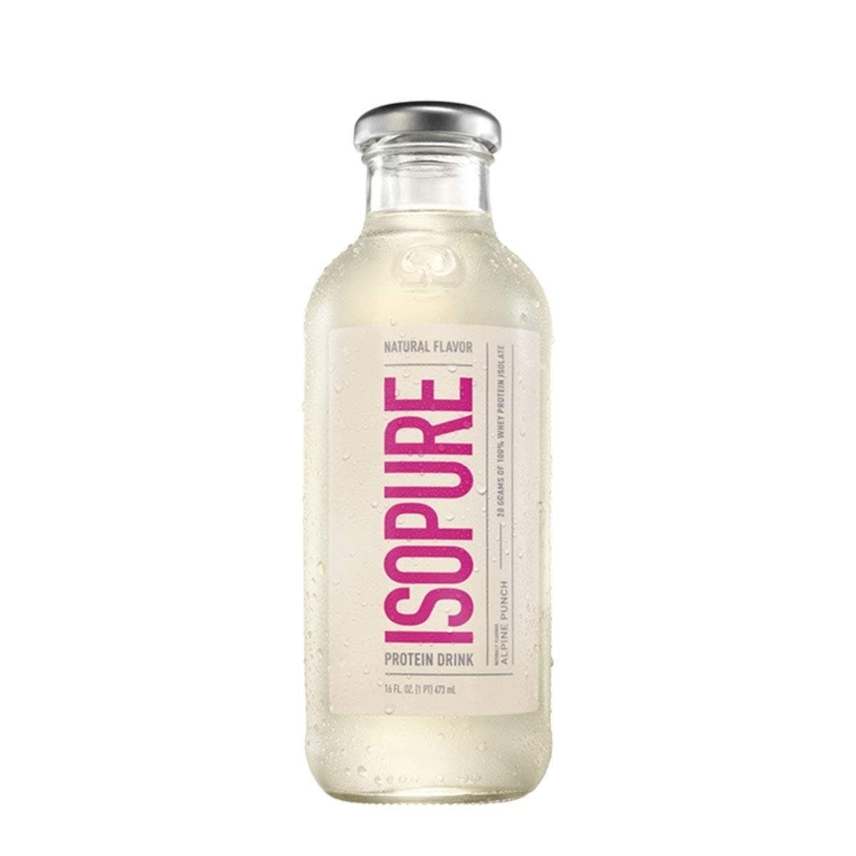Nature's Best Isopure Passion Fruit - Liquid Protein Zero Carb Ready-to-Drink Post Workout Beverage - 20 oz./12 Pack