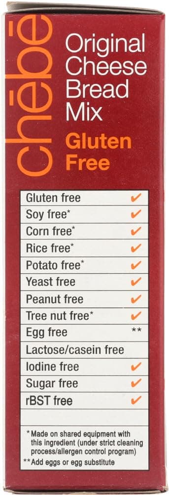 Chebe Bread Original Cheese Bread Mix, Gluten Free,7.5 Oz Bags,2 Pack