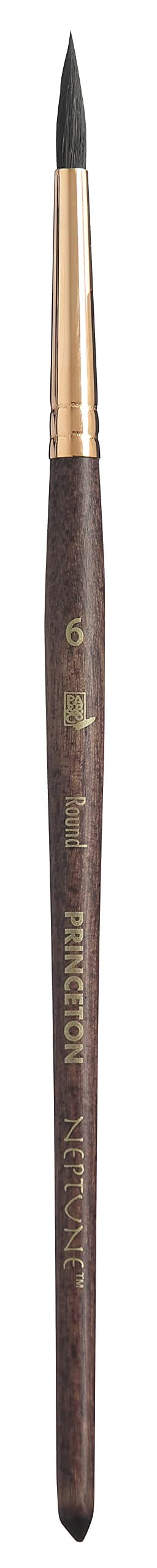 Neptune, es for Watercolor Series 4750, Round Synthetic Squirrel, Size 6