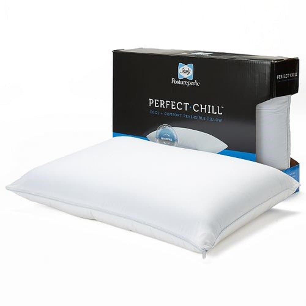 Perfect Chill Reversible Memory Foam & Fiber Bed Pillow Queen Size