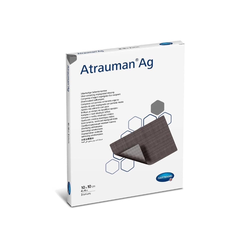 Atrauman Ag Sterile Dressings 10 x 10 cm (Pack of 10)