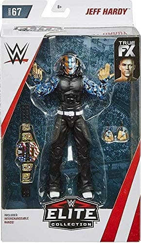 Jeff Hardy Elite Figure Wrestling Mattel Series 67