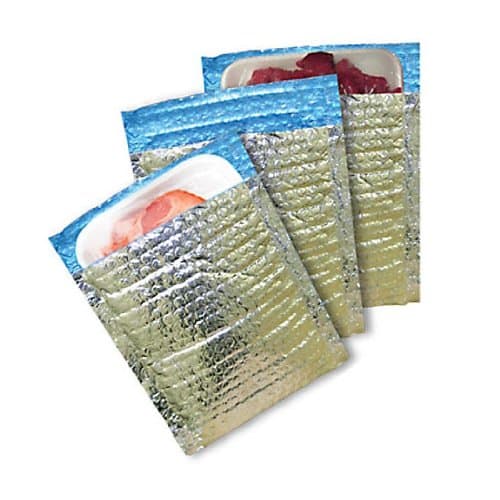 Metallic Foil Bubble Mailers, 6.5" W x 10.5" H - 25/Case