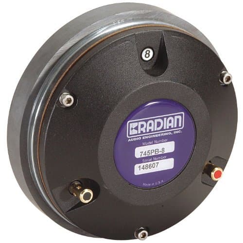 Radian 745PB-8 1.4" Aluminum Horn Driver 8 Ohm 4-Bolt