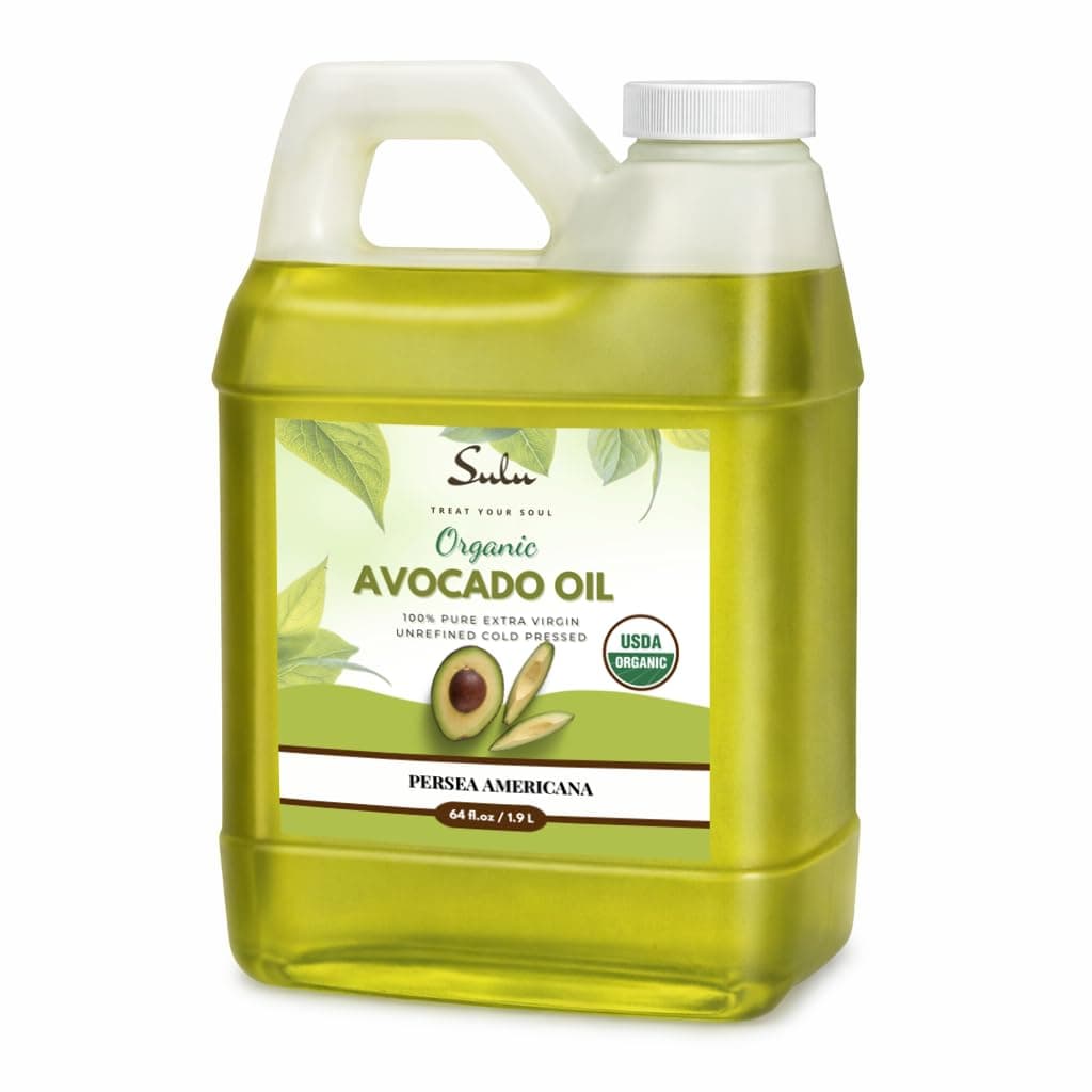 4 lbs Organic Cold Pressed Unrefined Avocado oil