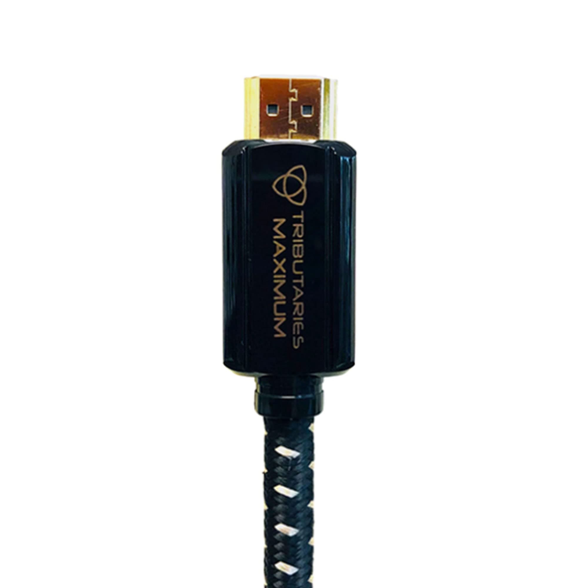 Tributaries UHDM MAX 48G HDMI Cable, 2.5 Meters; Dynamic HDR, Resolutions of 8K60, 4K120 and 10K; Supports eARC, QMS, ALLM
