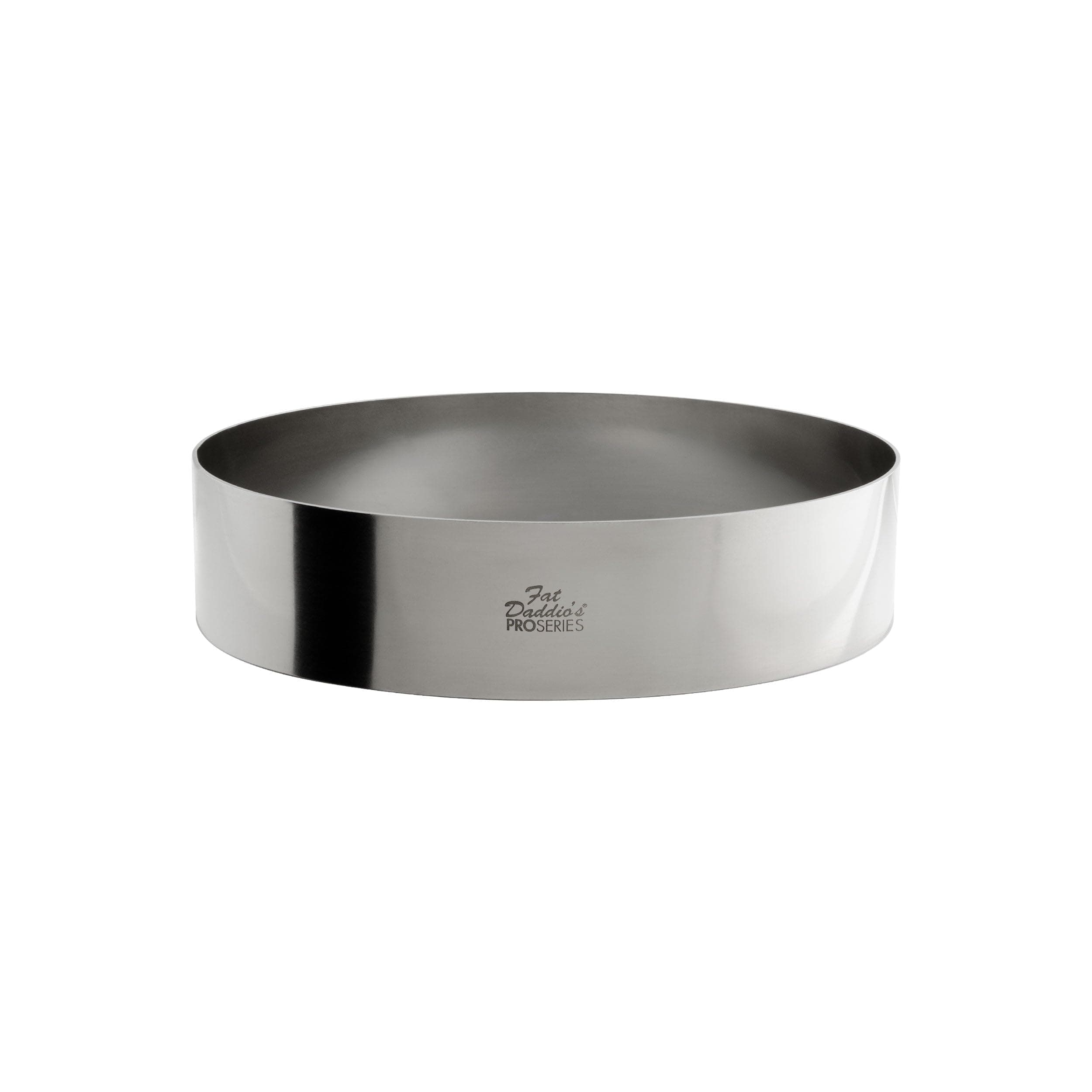 Fat Daddio's SSRD-8020 Stainless Steel Round Cake & Pastry Ring, 8 x 2 inch