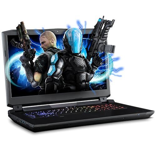 XOTIC Sager NP9172 (Clevo P775DM3-G) - 17.3" Full HD IPS Matte Screen w/ G-Sync Gaming Laptop Intel Core i7-7700K GTX1060 16GB DDR4 500GB SSD 1TB HDD Win10 Kabylake Backlit Keyboard