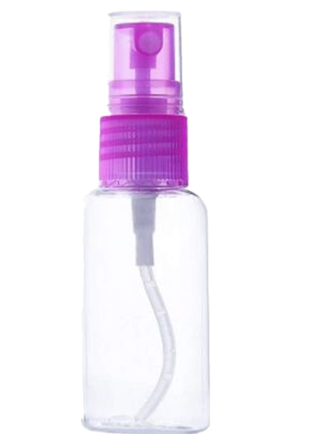 5p 30ml Transparent Portable Refillable Durable Storage Atomizer Empty Spray Bottle for Cosmetic Make Up Travel Purple