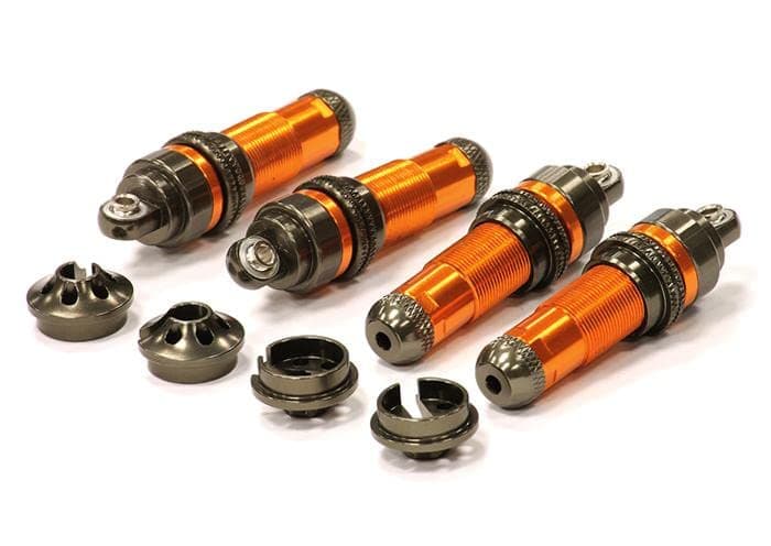 Billet Machined Threaded Shock Body (4) for Traxxas 1/10 T-Maxx & E-Maxx