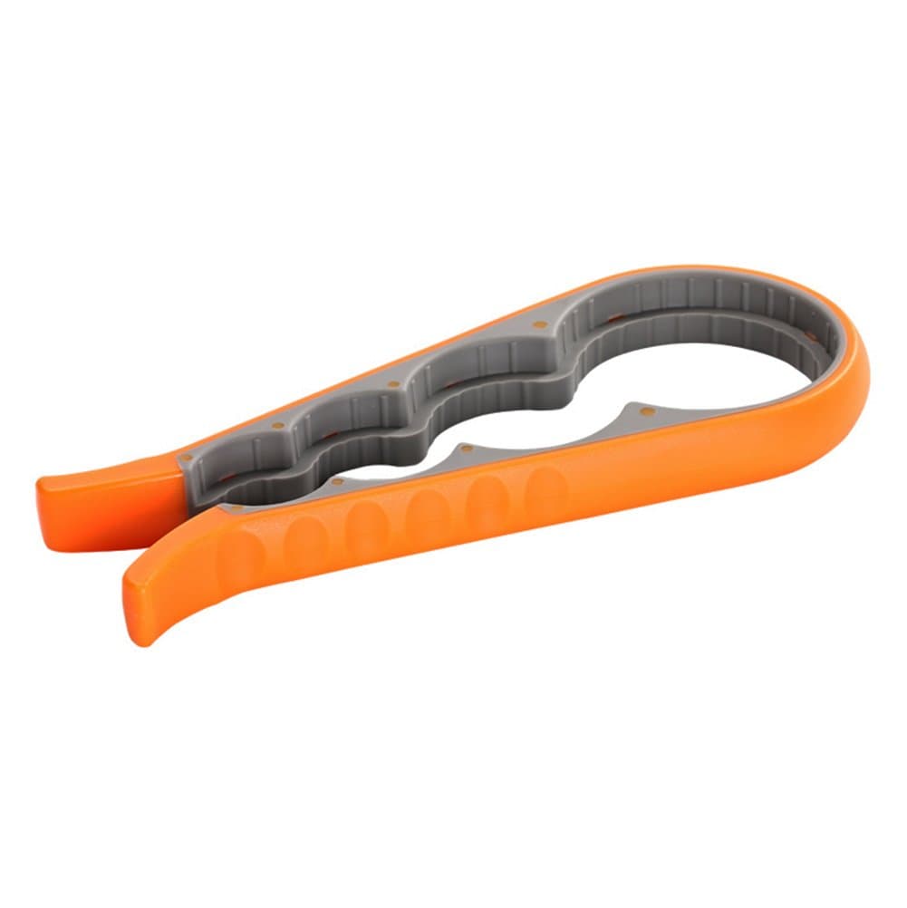 Jar Opener and Bottle Opener for Weak Hands Arthritis Elderly and Children,Non-Slip Jar Opener Grip Get Lids Off with Ease (Orange)