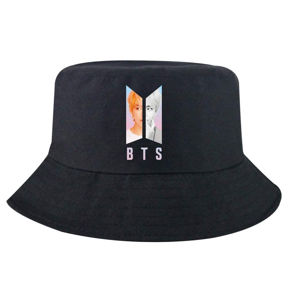 BTS Bangtan Boys Fashion Packable Fisherman Bucket Sun Hat TA0413-4 Unisex