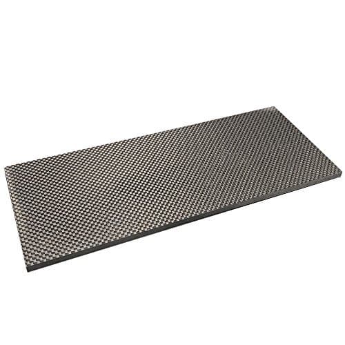 100X250X5.0MM 100% 3K Plain Weave Carbon Fiber Sheet Laminate Plate Panel