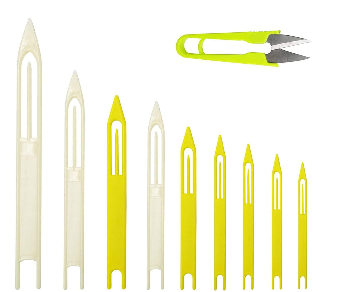 Fishing Net Needle Kit - Netting Shuttles Repair Tool, Size 1 2 3 4 5 6 7 8 9