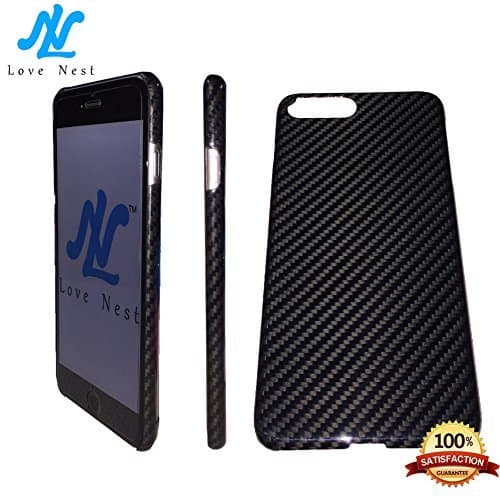 iPhone 7 Plus Case, Love Nest Black Carbon Fiber Super Slim Smooth iPhone Case iPhone 7 Plus Light Thin Cover Full Protective Anti-Scratch Resistant Cover Case for iPhone 7 Plus and iPhone 8 Plus