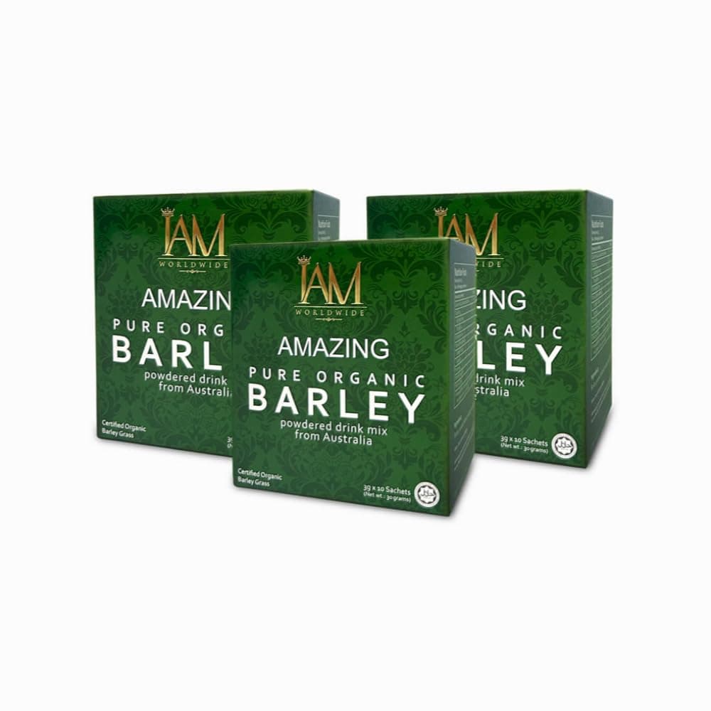 - IAM Amazing Pure Barley Powdered Drink Mix from Australia-3 Boxes