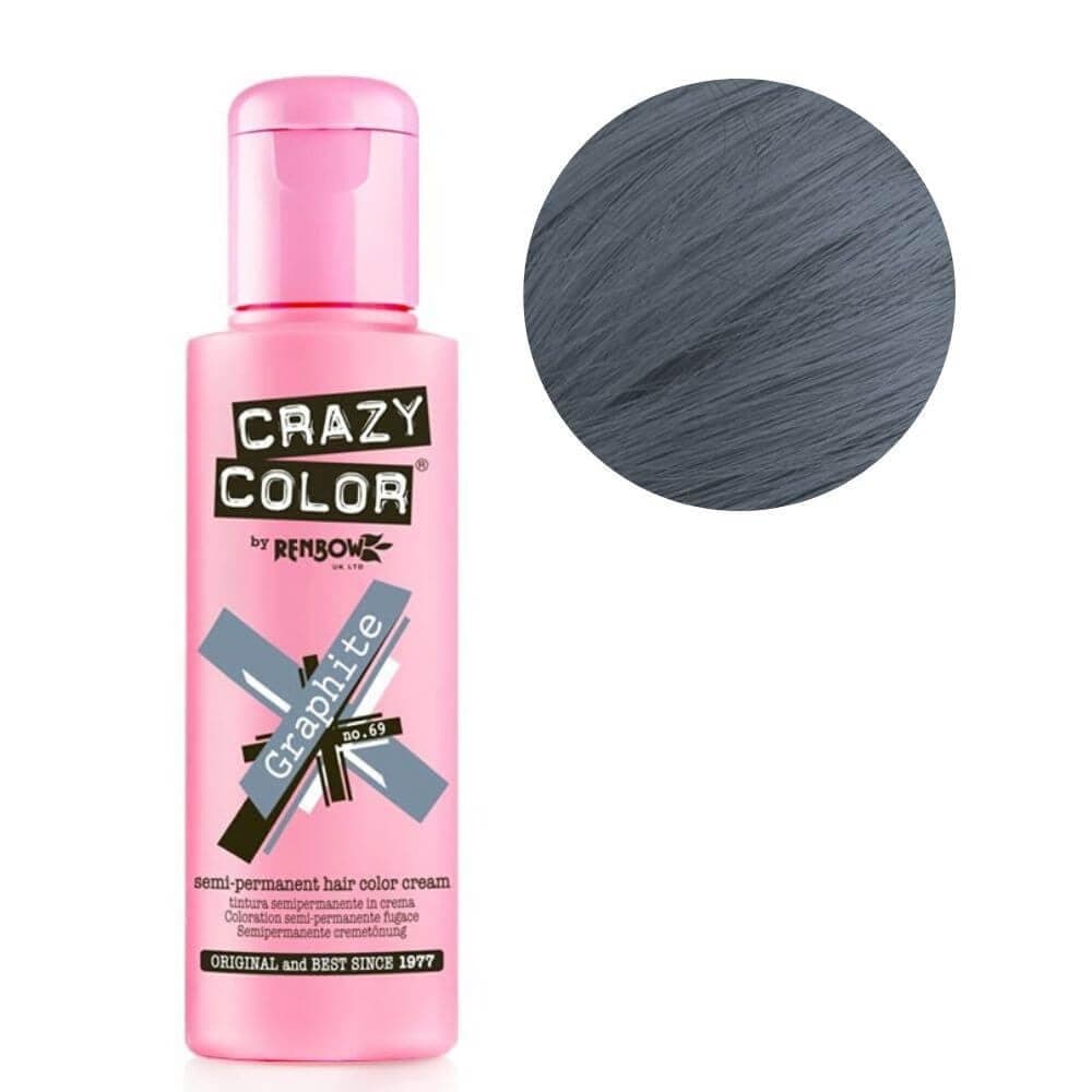 Crazy Color Hair Tint Number 69, Graphite 100 ml