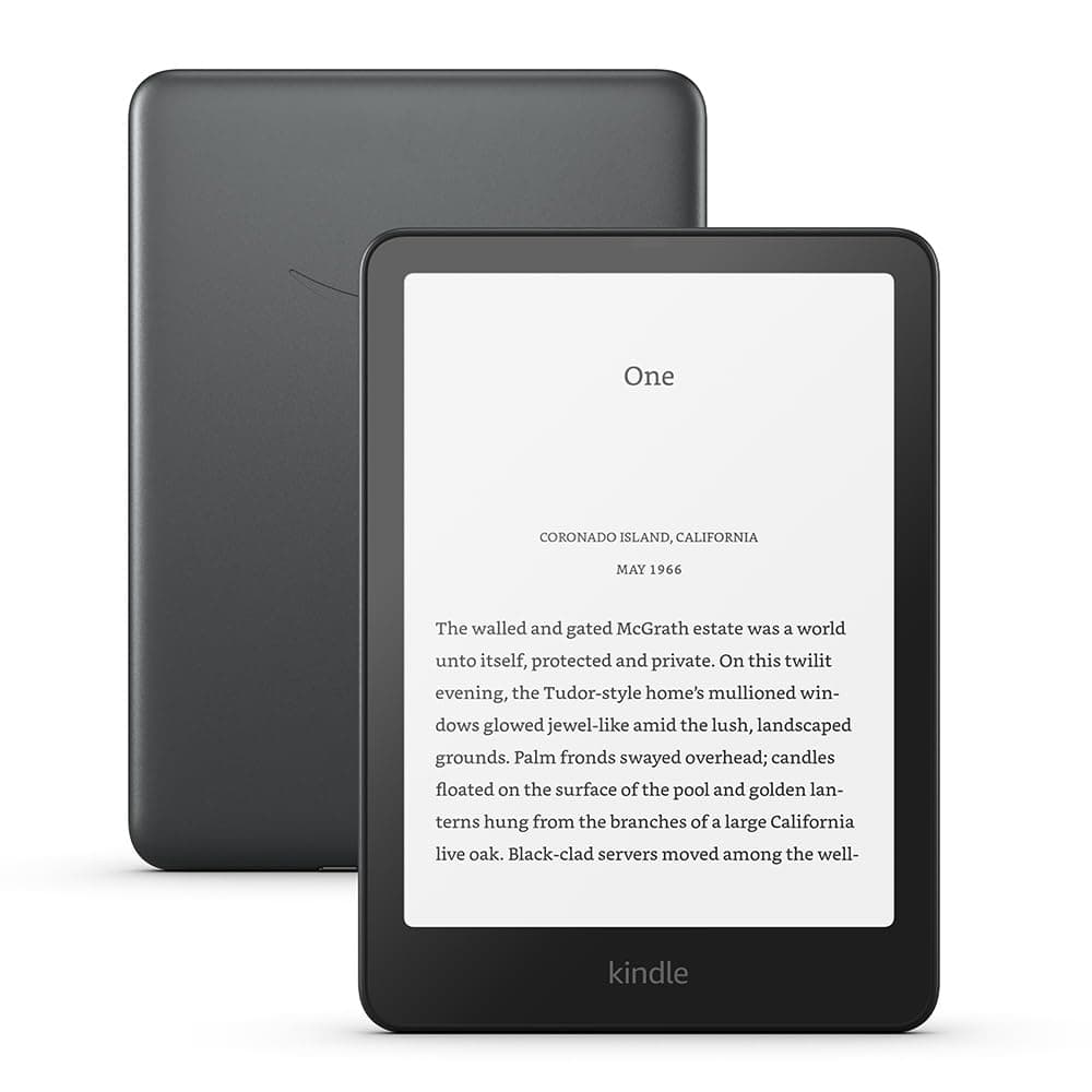 Amazon Kindle Paperwhite Signature Edition (32 GB) – Our fastest Kindle with an auto-adjusting front light, wireless charging and weeks of battery life – Metallic Black + Kindle Unlimited