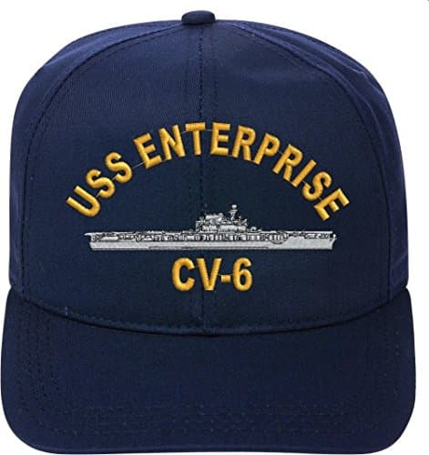 USS ENTERPRISE CV-6 Direct Embroidered Cap..New