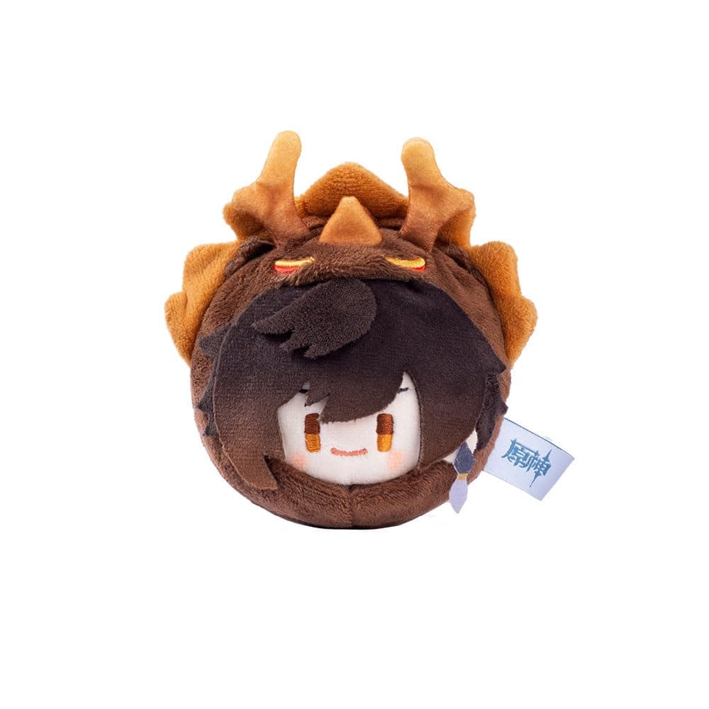 GENSHIN IMPACTGENSHIN IMPACT Teyvat Zoo Themed Plushie Keychain - Zhongli