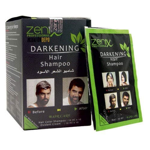 Zenix Professional Darkening Shampoo. For a Deep Luxurious Wash.