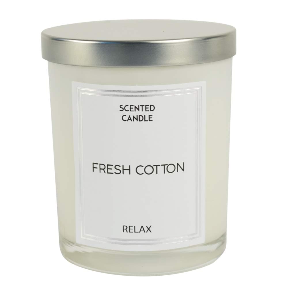 CANDLELIGHT Glass jar Candle, White, One Size