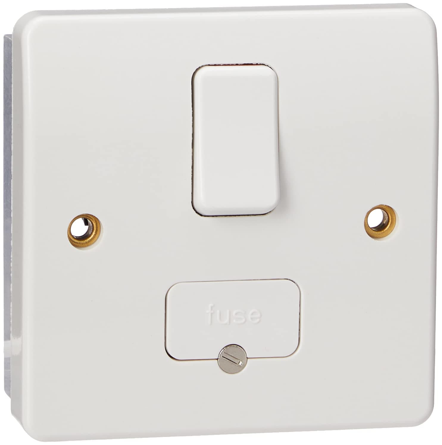 Anntuk MK Logic Plus K330 WHI 13A Double Pole Switched Connection Unit/w.flex