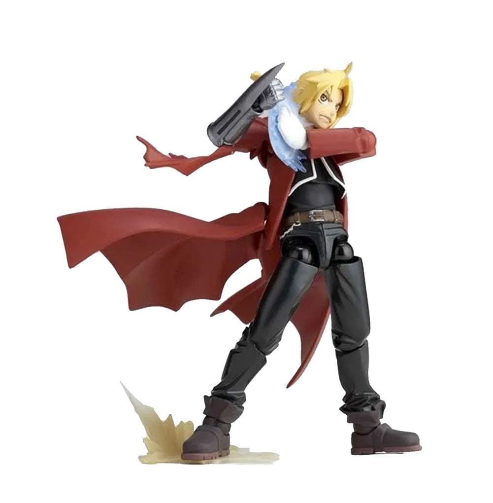 Fullmetal Alchemist Figures Edward Elric Action Figure Anime Figma Joints Can Be Active About 15 CM