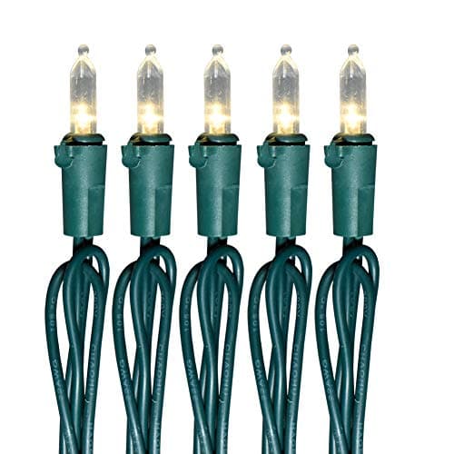 Christmas Tree String Lights Warm White, 33 ft 100 Led 120V Waterproof Lights for Outdoor and Indoor,Mini String Lights With UL Listed for Bedroom Patio Garden Wedding Christmas Tents Party Decoration