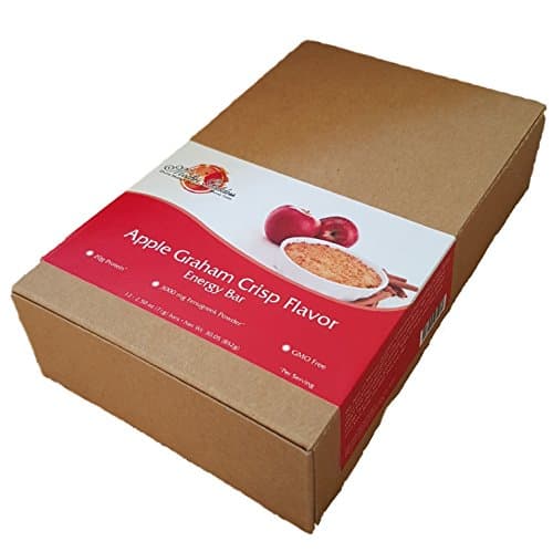 Mother Goddess Nutrition, Apple Graham Crisp Flavor Lactation Nutrition Bar - 20g protein, 22g fiber, flavored with Stevia, 3000mg Fenugreek - boosts lactation and energy for breastfeeding moms