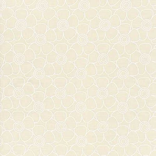 Choice Fabrics 108 Inch Quilt Back Natural Outline Daisy