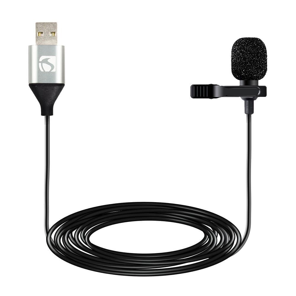 Industry Standard Sound ISSLM420 USB Lapel Clip On Microphone