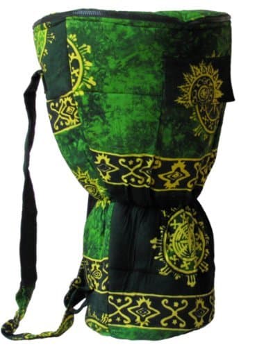 Green Celestial Djembe Bag, L: 20" x 12"