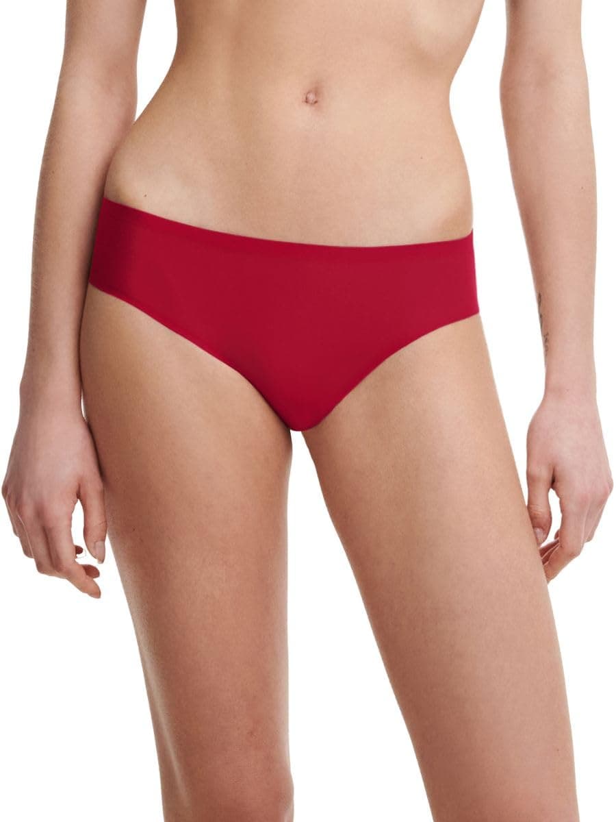 ChantelleSOFTSTRETCH Women's Invisible Underwear Briefs One Size UK 8-16, Passion red, One Size