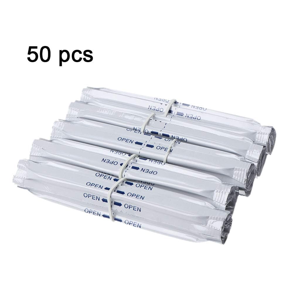 eletyuty 50 Pieces/Box Wet Alcohol Cotton Swabs Double Head Cleaning Stick for IQOS 2.4 Plus for IQOS 3.0 Lil/LTN/HEETS/GLO Heater