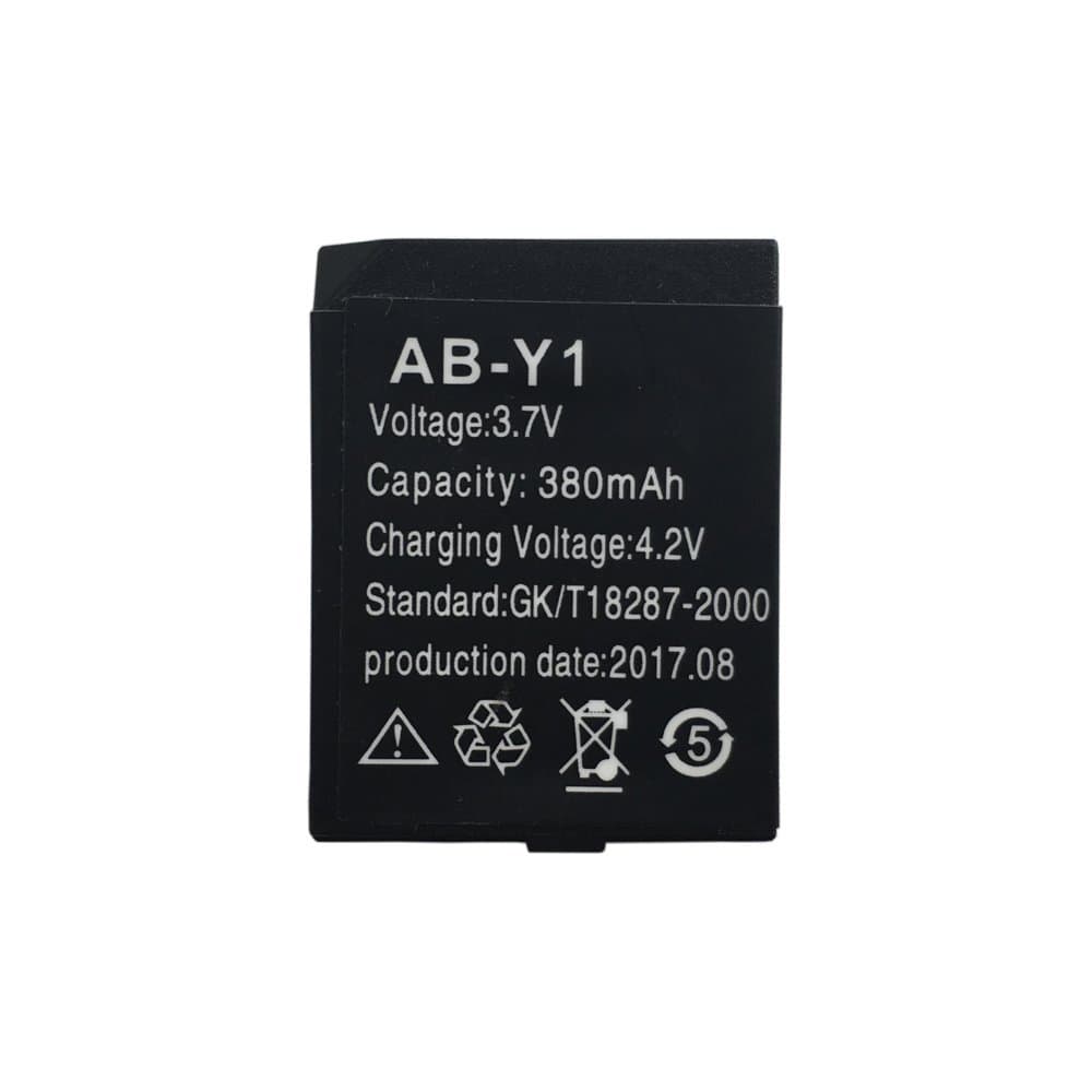 Smart Watch Battery AB-Y1 Rechargable Lithium Battery with 380MAH Capacity