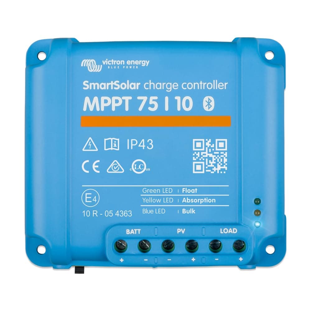 – SmartSolar MPPT Solar Charge Controller (Bluetooth) - MPPT Charge Controller for Solar Panels - 75V 10 amp 12/24-Volt