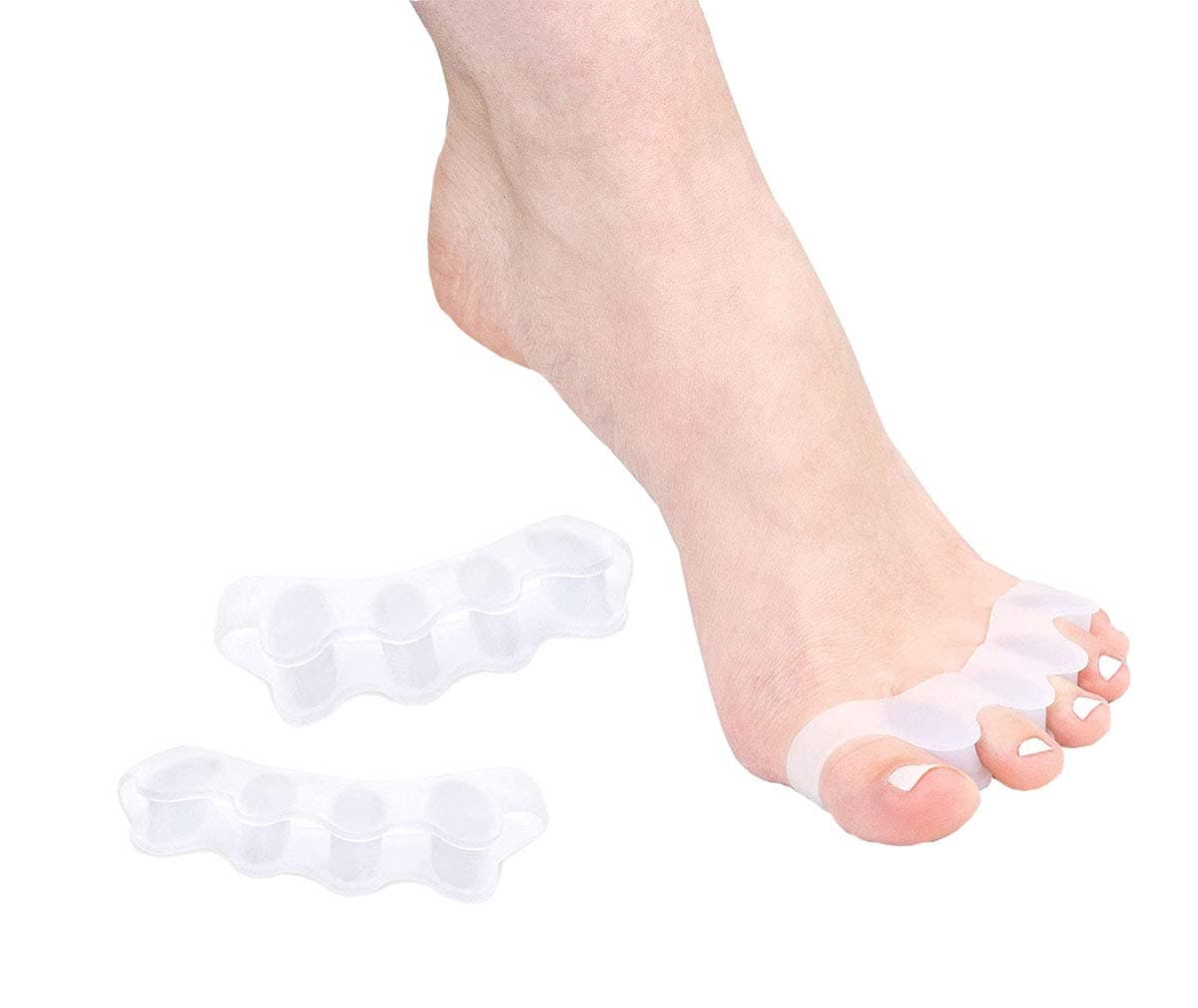 2020 New Orthopedic Bunion Corrector 2.0 Toe Separators Elastic Straighteners Spacers (1 Pair)