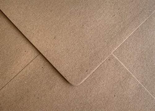 C5 Kraft Fleck Envelopes - 162mm x 229mm - 100 Pack by Cranberry