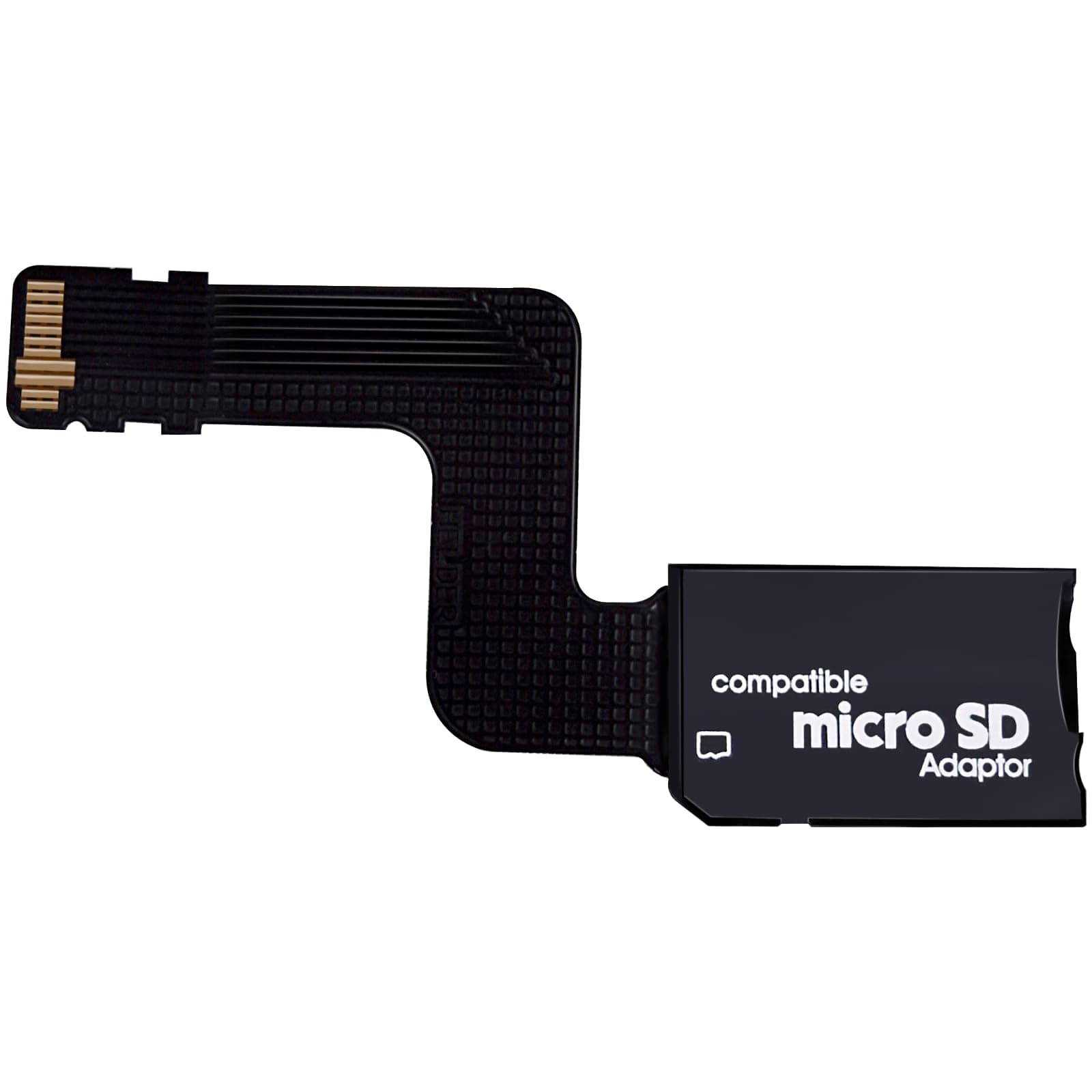 Micro SD Memory Card Adapter fit for The PSP Go(Supports an Extended Capacity of 128gb), Black