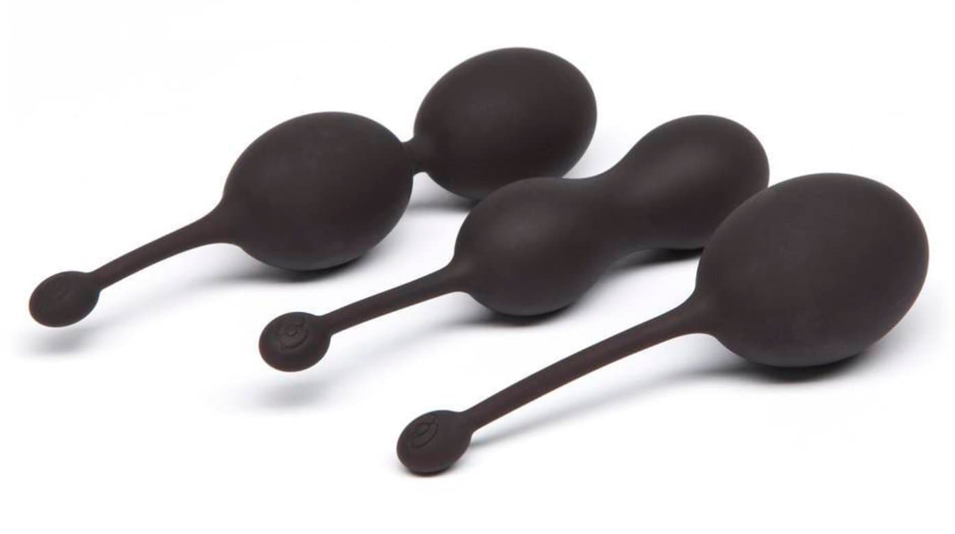 New Coco de Mer Catherine Ultra-arousal Pleasure Balls Set and Kegel Exercise Kit - Strengthen Pelvic Floor Muscles - Smooth and Sleek Body-safe Silicone - Travel Ready!