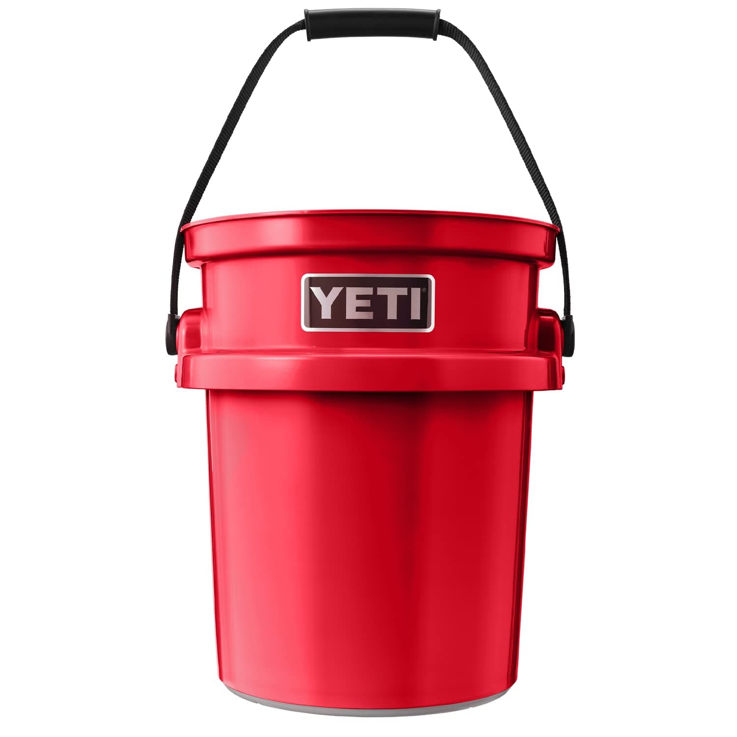 YETI Loadout 5 Gallon Bucket Impact Resistant Fishing Utility Bucket Rescue Red