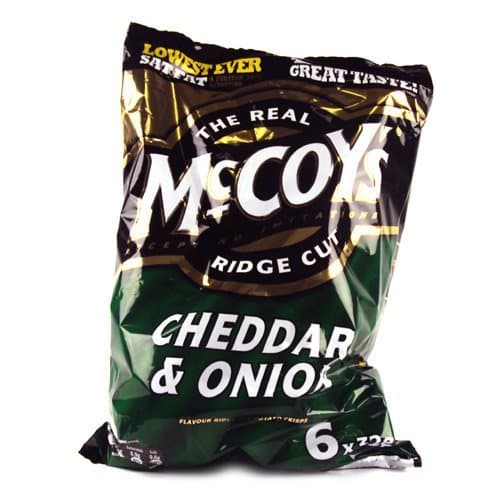 Cheddar and Onion 6 Pack 210g