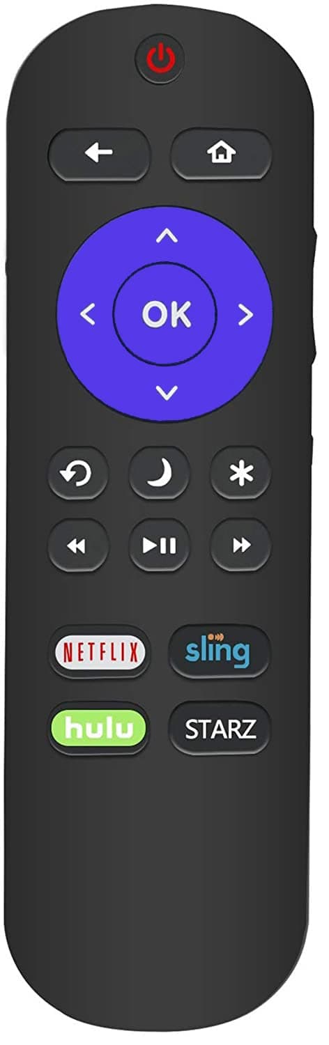 Universal remote for all Sharp Roku TVs
